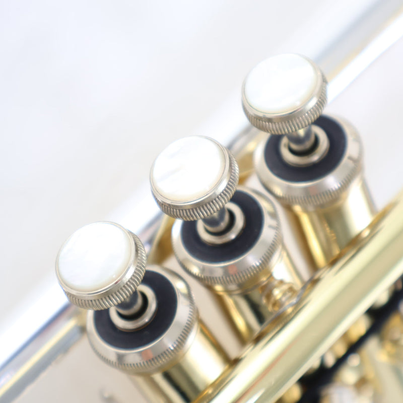 Bach Model 18037 Stradivarius Bb Trumpet with Sterling Silver Plus Bell SN 757330 SUPERB- for sale at BrassAndWinds.com