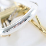 Bach Model 18037 Stradivarius Bb Trumpet with Sterling Silver Plus Bell SN 757330 SUPERB- for sale at BrassAndWinds.com