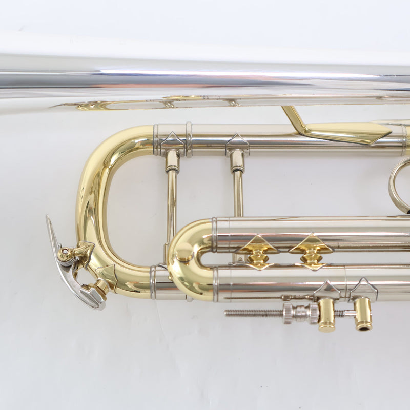 Bach Model 18037 Stradivarius Bb Trumpet with Sterling Silver Plus Bell SN 757330 SUPERB- for sale at BrassAndWinds.com