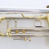 Bach Model 18037 Stradivarius Bb Trumpet with Sterling Silver Plus Bell SN 757330 SUPERB- for sale at BrassAndWinds.com