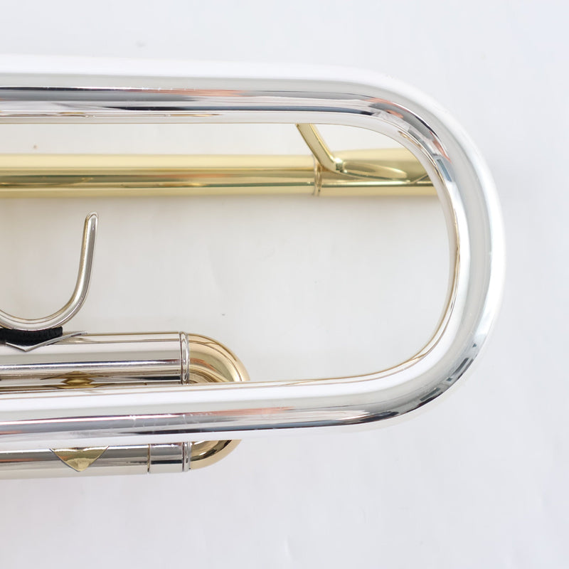 Bach Model 18037 Stradivarius Bb Trumpet with Sterling Silver Plus Bell SN 757330 SUPERB- for sale at BrassAndWinds.com