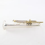 Bach Model 18037 Stradivarius Bb Trumpet with Sterling Silver Plus Bell SN 757330 SUPERB- for sale at BrassAndWinds.com