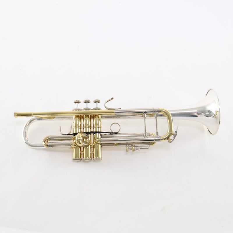 Bach Model 18037 Stradivarius Bb Trumpet with Sterling Silver Plus Bell SN 757330 SUPERB- for sale at BrassAndWinds.com