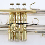 Bach Model 18037 Stradivarius Bb Trumpet with Sterling Silver Plus Bell SN 757330 SUPERB- for sale at BrassAndWinds.com