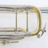 Bach Model 18037 Stradivarius Bb Trumpet with Sterling Silver Plus Bell SN 757330 SUPERB- for sale at BrassAndWinds.com