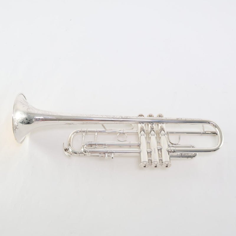 Bach Model 180S37 Stradivarius Bb Trumpet with Gold Plate in Bell MINT CONDITION- for sale at BrassAndWinds.com