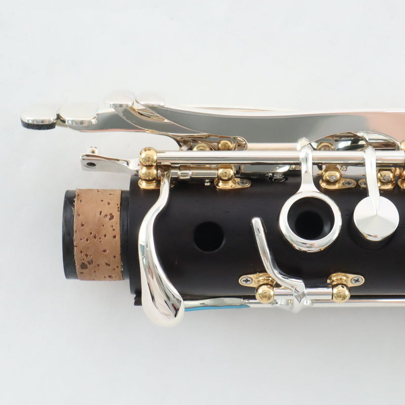 Backun 'Lumiere' Custom Grenadilla A Clarinet with Gold Posts / Silver Keys BRAND NEW- for sale at BrassAndWinds.com