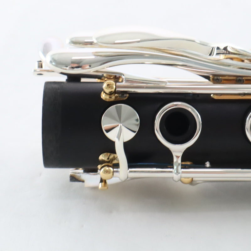 Backun 'Lumiere' Custom Grenadilla A Clarinet with Gold Posts / Silver Keys BRAND NEW- for sale at BrassAndWinds.com