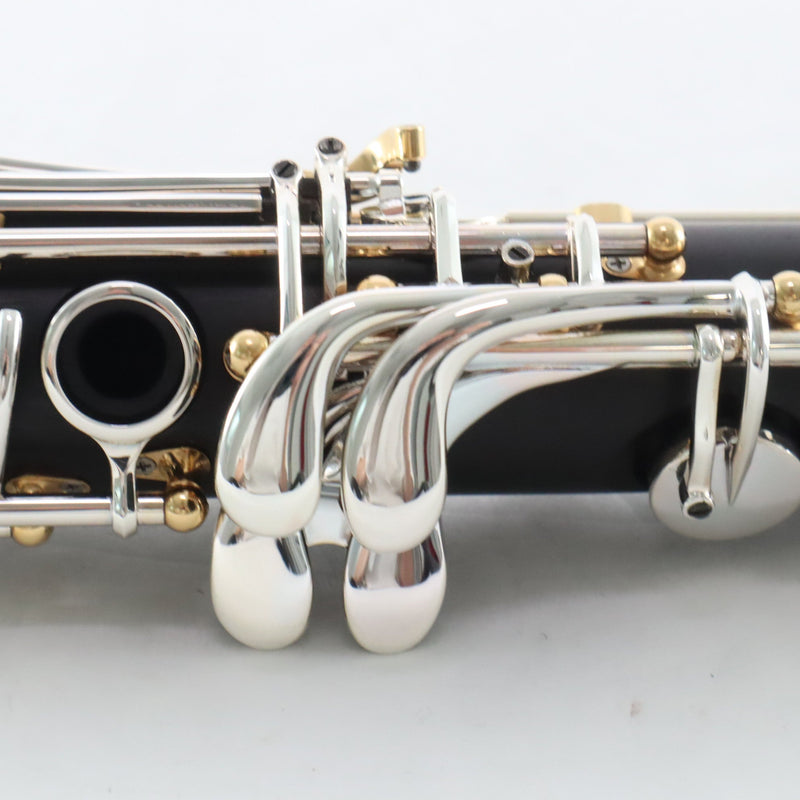 Backun 'Lumiere' Custom Grenadilla A Clarinet with Gold Posts / Silver Keys BRAND NEW- for sale at BrassAndWinds.com