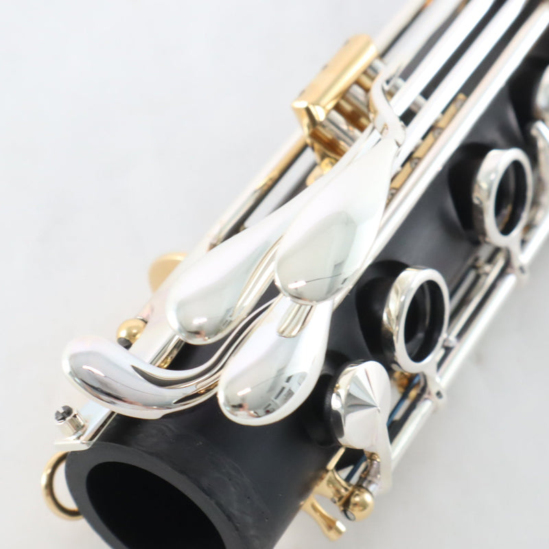 Backun 'Lumiere' Custom Grenadilla A Clarinet with Gold Posts / Silver Keys BRAND NEW- for sale at BrassAndWinds.com