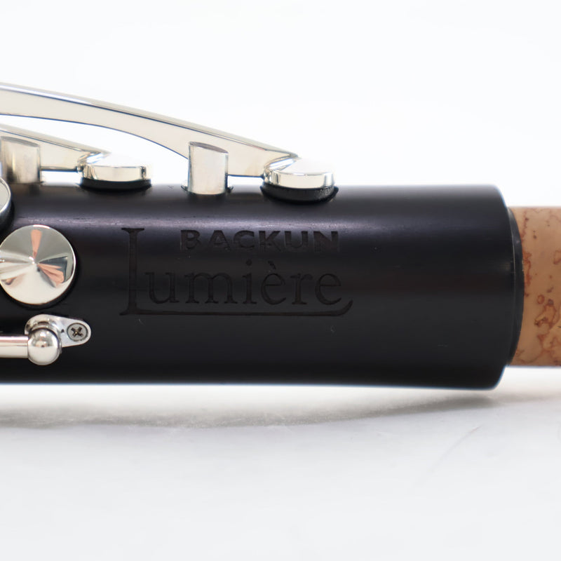 Backun 'Lumiere' Custom Grenadilla Bb Clarinet BRAND NEW- for sale at BrassAndWinds.com