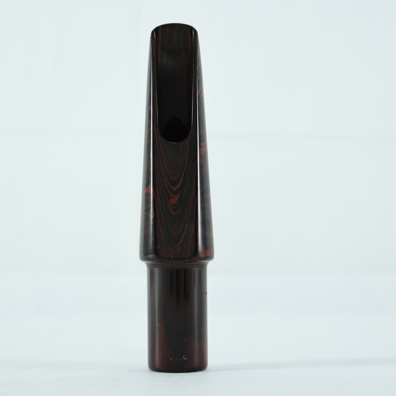 Berg Larsen 120/2 SMS Marbled Ebonite Baritone Saxophone Mouthpiece NEW OLD STOCK- for sale at BrassAndWinds.com