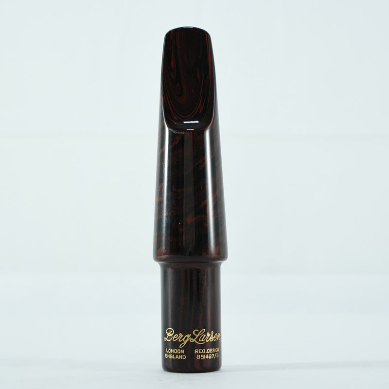 Berg Larsen 120/2 SMS Marbled Ebonite Baritone Saxophone Mouthpiece NEW OLD STOCK- for sale at BrassAndWinds.com