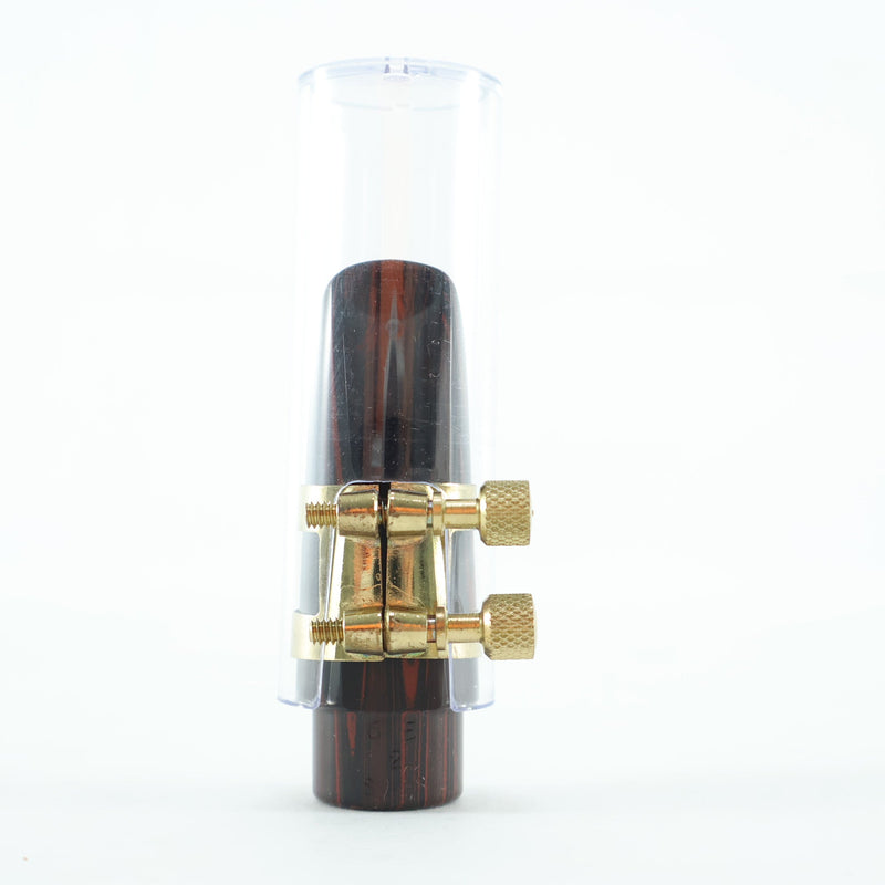 Berg Larsen 65/2 SMS Marbled Ebonite Soprano Saxophone Mouthpiece NEW OLD STOCK- for sale at BrassAndWinds.com