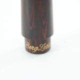 Berg Larsen 65/2 SMS Marbled Ebonite Soprano Saxophone Mouthpiece NEW OLD STOCK- for sale at BrassAndWinds.com