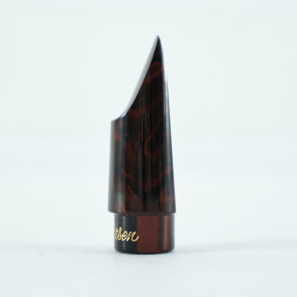 Berg Larsen 70/3 SMS Marbled Ebonite Soprano Saxophone Mouthpiece NEW OLD STOCK- for sale at BrassAndWinds.com