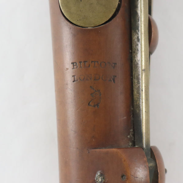 Bilton of London Bb Boxwood Clarinet Circa 1830 HISTORIC COLLECTION- for sale at BrassAndWinds.com