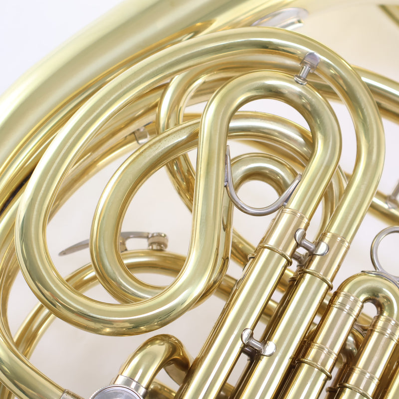 C.G. Conn Model 10DYUL Professional Geyer Wrap French Horn BRAND NEW- for sale at BrassAndWinds.com