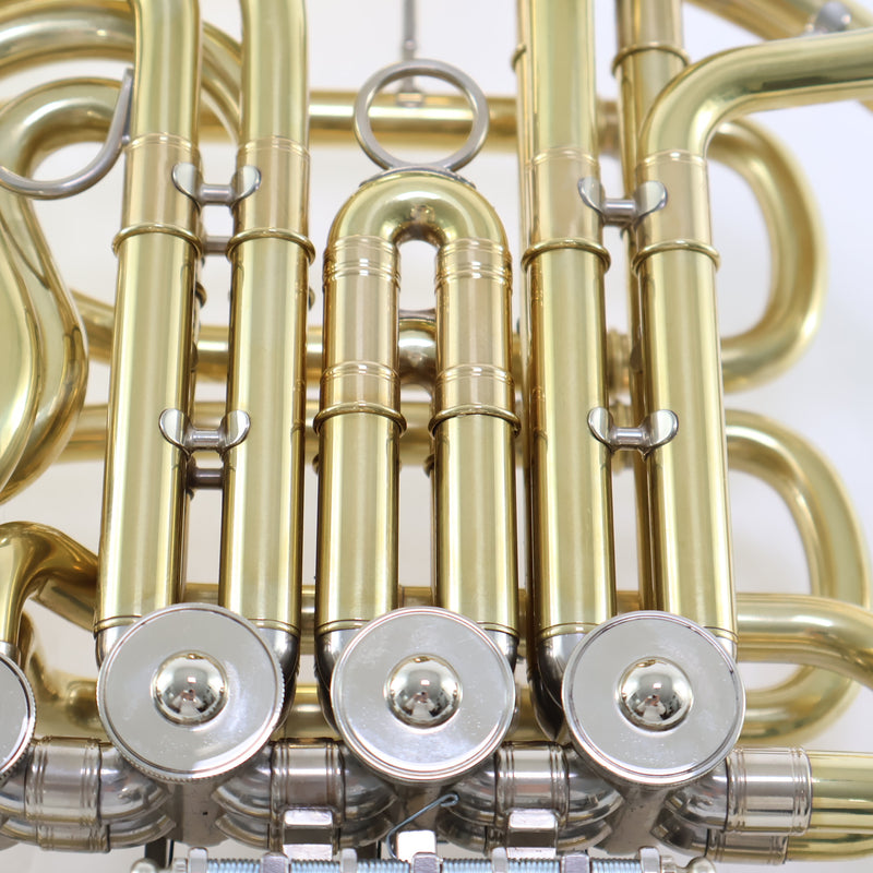 C.G. Conn Model 10DYUL Professional Geyer Wrap French Horn BRAND NEW- for sale at BrassAndWinds.com