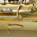 C.G. Conn 'Virtuoso Deluxe' Bass Saxophone SN 111421 GOLD PLATE, FULL PEARLS- for sale at BrassAndWinds.com