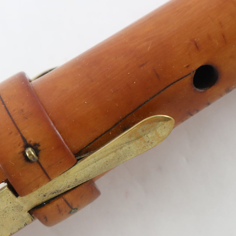 Cahusac Clarinet in Bb Circa 1820 VERY RARE! HISTORIC COLLECTION- for sale at BrassAndWinds.com