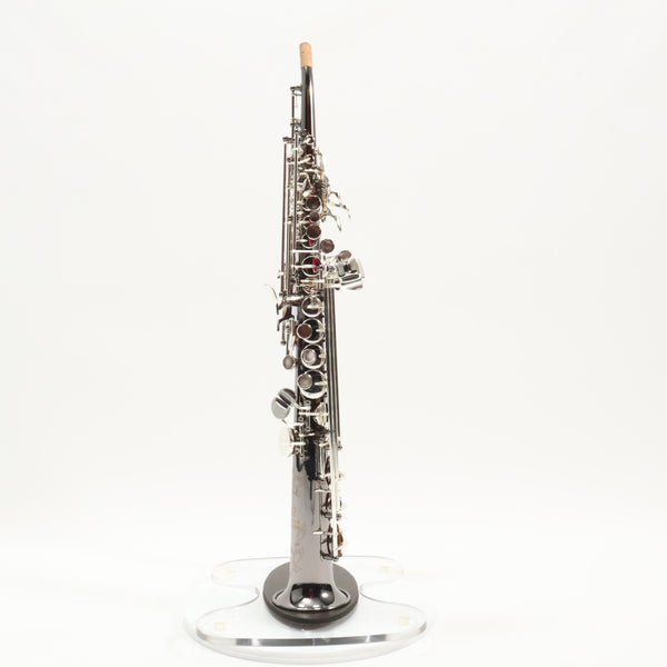 Eastman Model ESS642C-BS Soprano Saxophone Black Nickel Body SN 11531333 OPEN BOX- for sale at BrassAndWinds.com