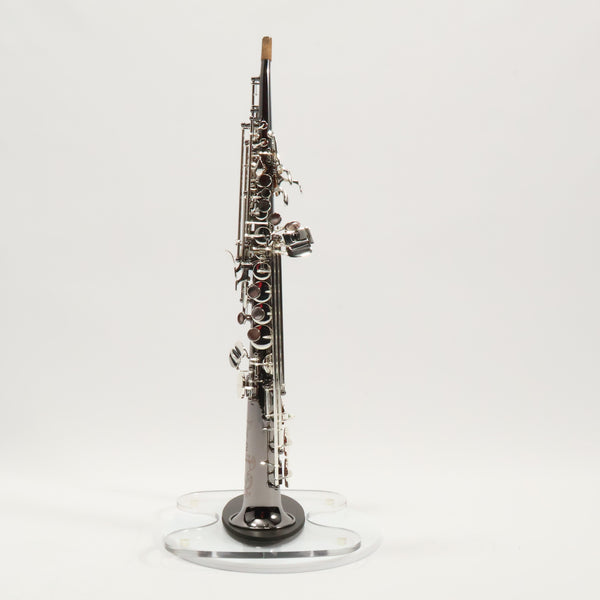 Eastman Model ESS642C-BS Soprano Saxophone Black Nickel Body SN 11532408 OPEN BOX- for sale at BrassAndWinds.com