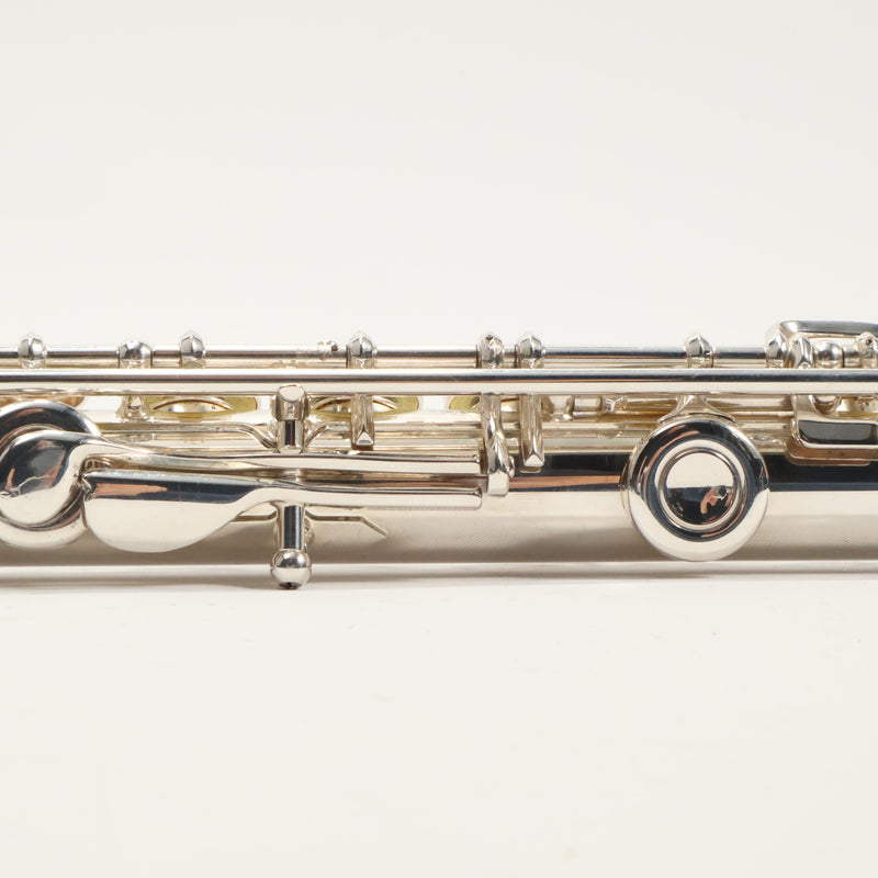 Emerson EF8B Advanced Solid Silver Flute with B Foot SN F96240 EXCELLENT- for sale at BrassAndWinds.com