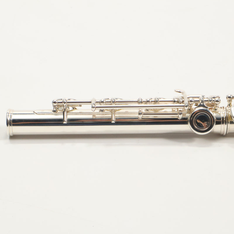 Emerson EF8B Advanced Solid Silver Flute with B Foot SN F96240 EXCELLENT- for sale at BrassAndWinds.com