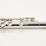 Emerson EF8B Advanced Solid Silver Flute with B Foot SN F96240 EXCELLENT- for sale at BrassAndWinds.com