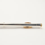 Emerson EF8B Advanced Solid Silver Flute with B Foot SN F96240 EXCELLENT- for sale at BrassAndWinds.com