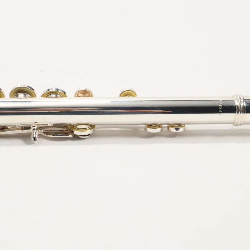 Emerson EF8B Advanced Solid Silver Flute with B Foot SN F96240 EXCELLENT- for sale at BrassAndWinds.com