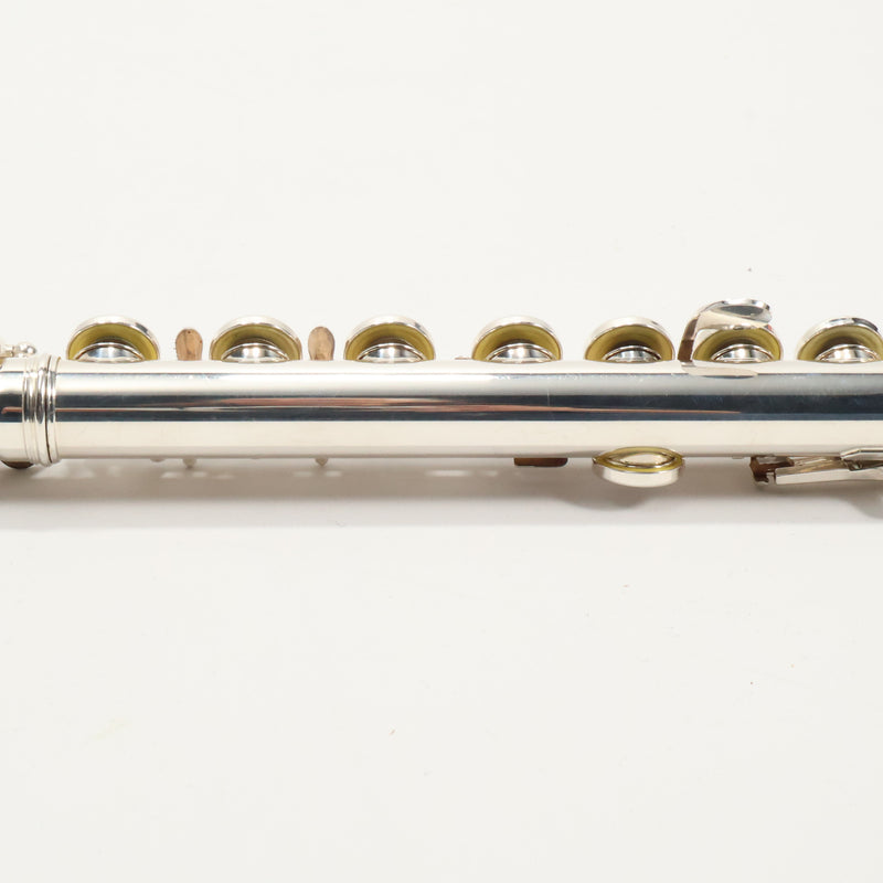 Emerson EF8B Advanced Solid Silver Flute with B Foot SN F96240 EXCELLENT- for sale at BrassAndWinds.com