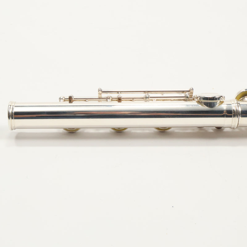 Emerson EF8B Advanced Solid Silver Flute with B Foot SN F96240 EXCELLENT- for sale at BrassAndWinds.com