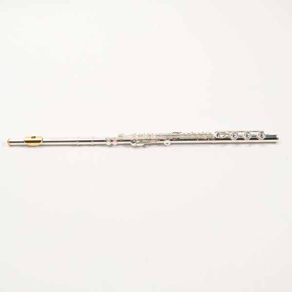 Emerson EF8B Advanced Solid Silver Flute with B Foot SN F96240 EXCELLENT- for sale at BrassAndWinds.com