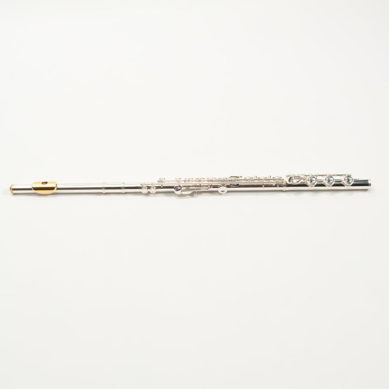 Emerson EF8B Advanced Solid Silver Flute with B Foot SN F96240 EXCELLENT- for sale at BrassAndWinds.com