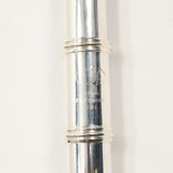 Emerson EF8B Advanced Solid Silver Flute with B Foot SN F96240 EXCELLENT- for sale at BrassAndWinds.com