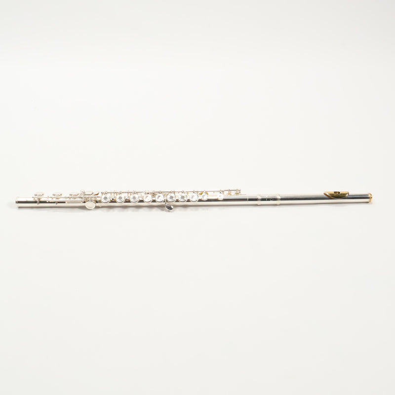 Emerson EF8B Advanced Solid Silver Flute with B Foot SN F96240 EXCELLENT- for sale at BrassAndWinds.com