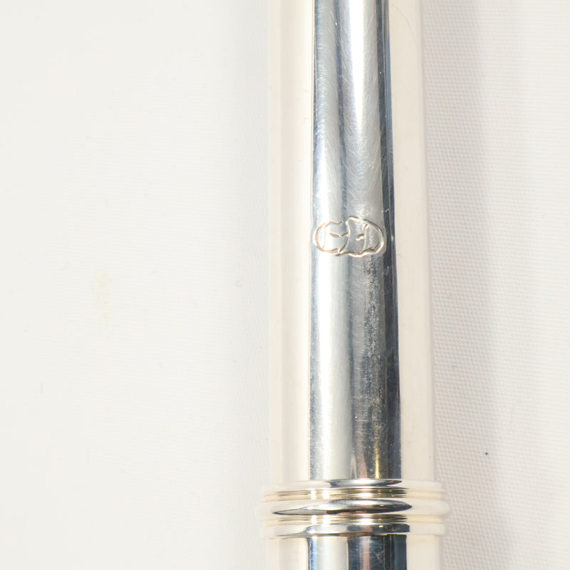 Emerson EF8B Advanced Solid Silver Flute with B Foot SN F96240 EXCELLENT- for sale at BrassAndWinds.com