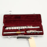 Emerson EF8B Advanced Solid Silver Flute with B Foot SN F96240 EXCELLENT- for sale at BrassAndWinds.com