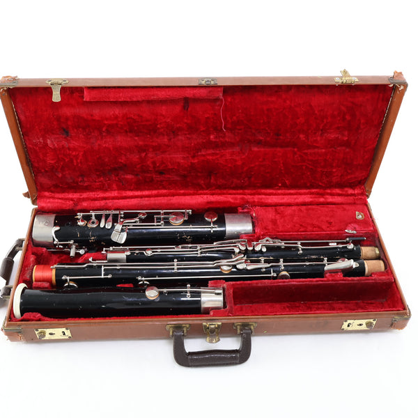 Fox Model II Professional Wood Bassoon SN 1566 High D Key FRESH OVERHAUL- for sale at BrassAndWinds.com