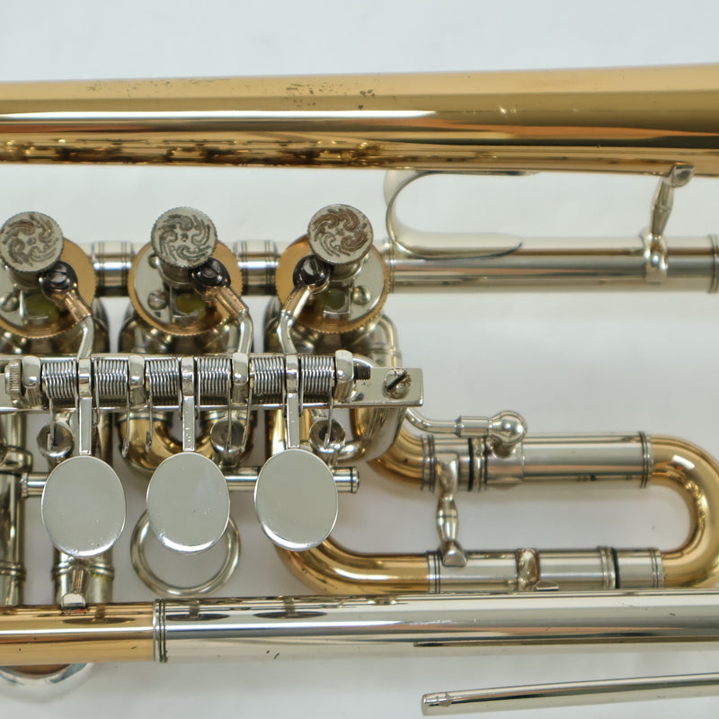 Ganter Model G7a Professional Bb German Rotary Trumpet OUTSTANDING- for sale at BrassAndWinds.com