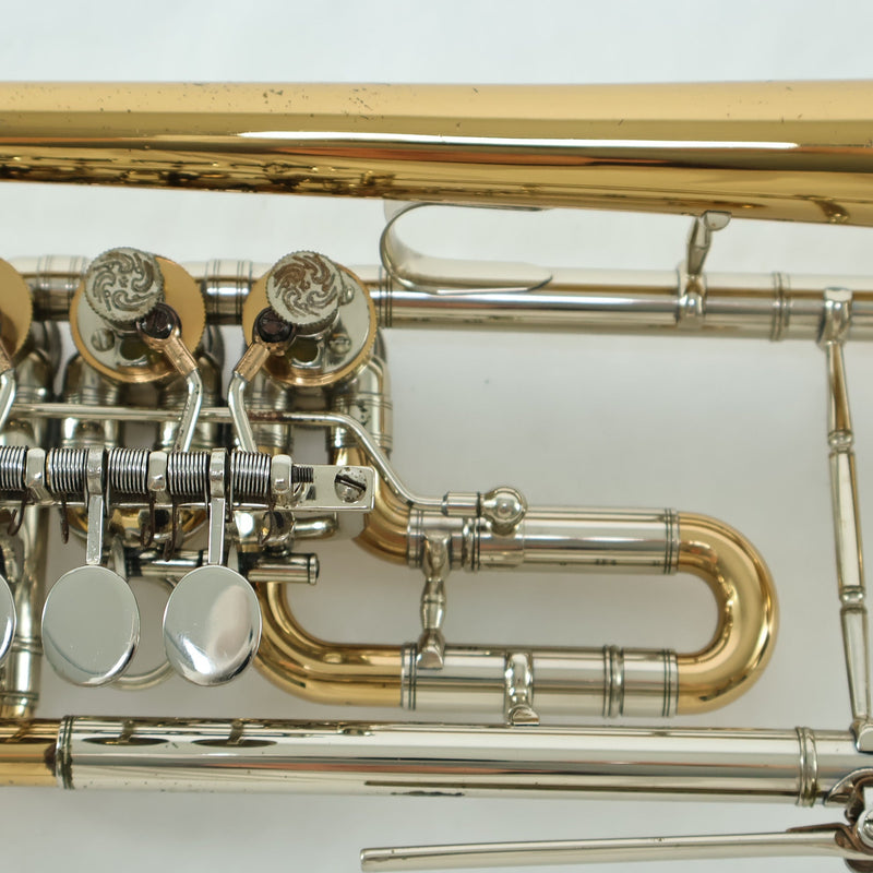 Ganter Model G7a Professional Bb German Rotary Trumpet OUTSTANDING- for sale at BrassAndWinds.com