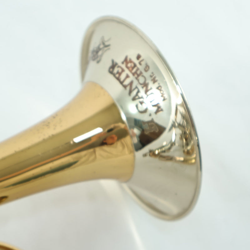 Ganter Model G7a Professional Bb German Rotary Trumpet OUTSTANDING- for sale at BrassAndWinds.com