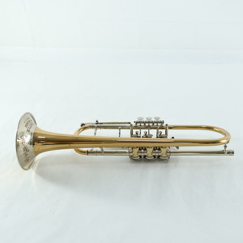 Ganter Model G7a Professional Bb German Rotary Trumpet OUTSTANDING- for sale at BrassAndWinds.com