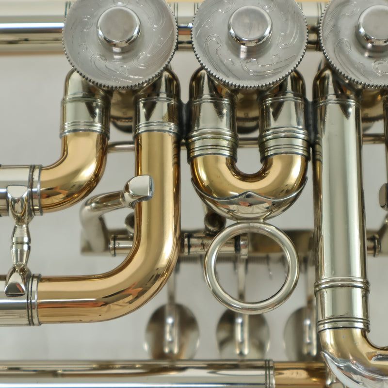 Ganter Model G7a Professional Bb German Rotary Trumpet OUTSTANDING- for sale at BrassAndWinds.com