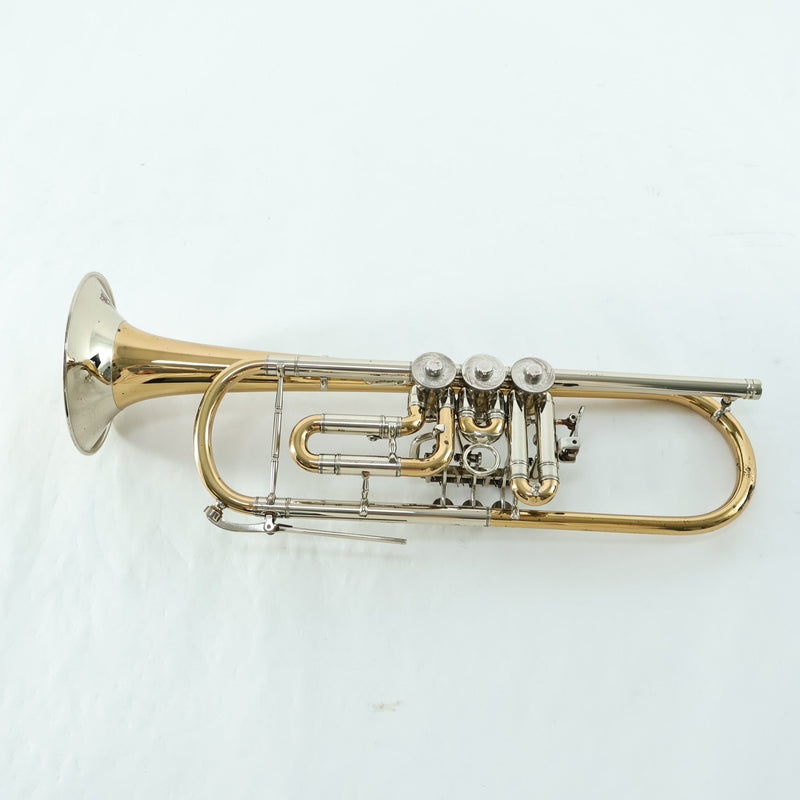 Ganter Model G7a Professional Bb German Rotary Trumpet OUTSTANDING- for sale at BrassAndWinds.com