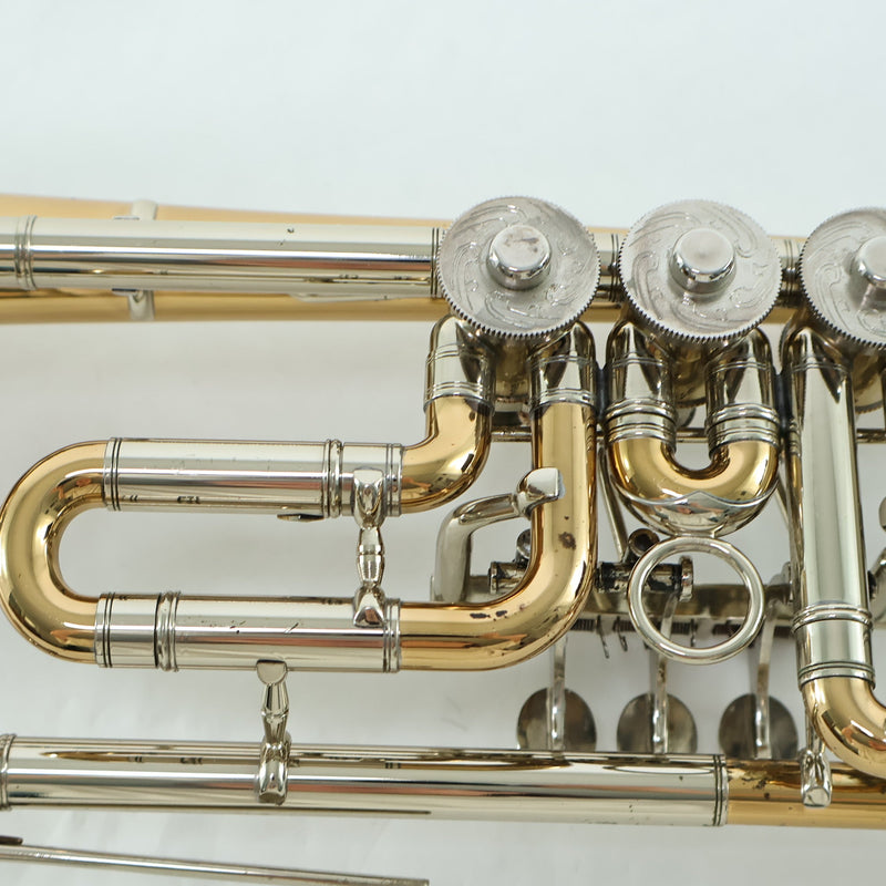 Ganter Model G7a Professional Bb German Rotary Trumpet OUTSTANDING- for sale at BrassAndWinds.com