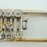 Ganter Model G7a Professional Bb German Rotary Trumpet OUTSTANDING- for sale at BrassAndWinds.com