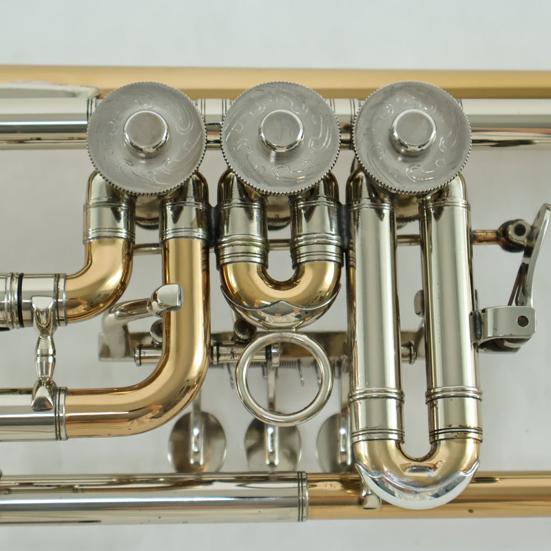 Ganter Model G7a Professional Bb German Rotary Trumpet OUTSTANDING- for sale at BrassAndWinds.com